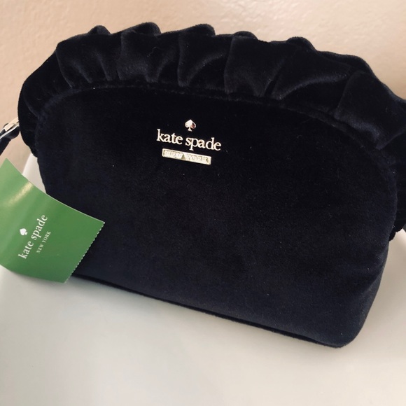 kate spade velvet clutch